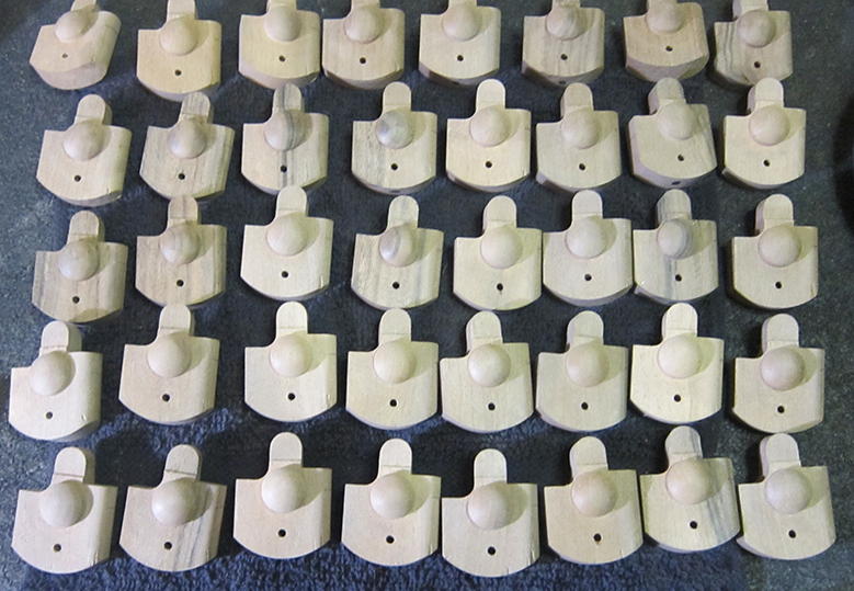 C93 Borchardt Magazine Walnut Wood Bottoms.Ref.#GT.23